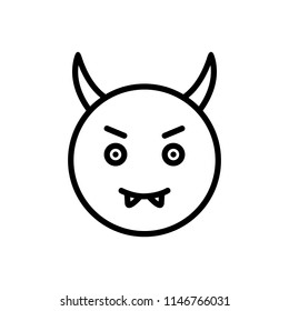 Vector icon for devil