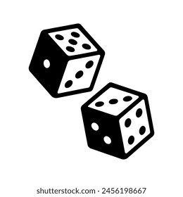 Vector icon for dice logo