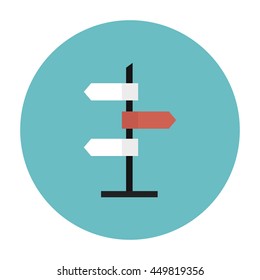 Vector icon Direction road signs