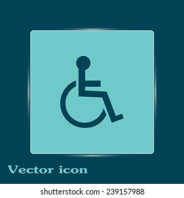 Vector icon disabled 
