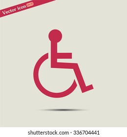 Vector icon disabled 