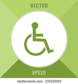 Vector icon disabled 
