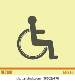 Vector icon disabled 