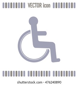Vector icon disabled 