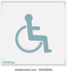 Vector icon disabled 