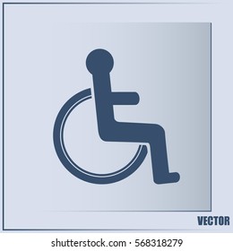 Vector icon disabled 