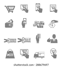 Vector Icon discounted spending and the promotion of the store.