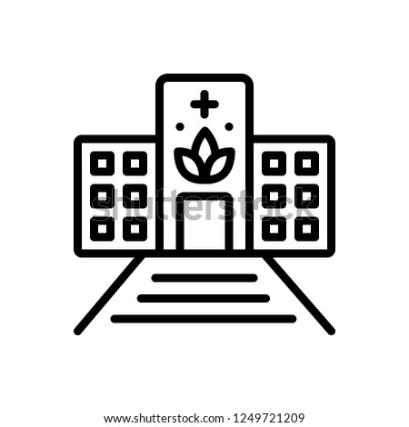 Vector icon for dispensaries