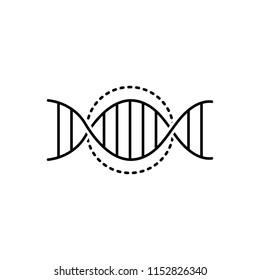 Vector icon for  dna