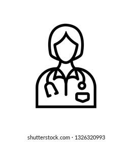 Vector icon for doctor