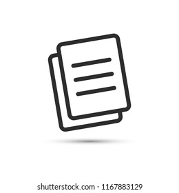 Vector icon documents