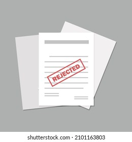 Documentos de iconos vectores en la carpeta sobre fondo blanco aislado.