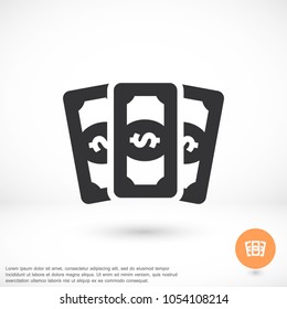Vector icon  dollar  10 EPS