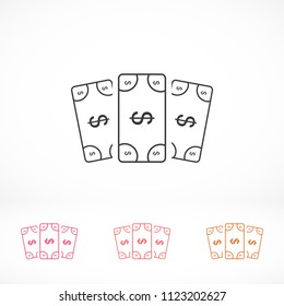 Vector icon  dollar  10 EPS