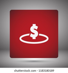 Vector icon  dollar  10 EPS