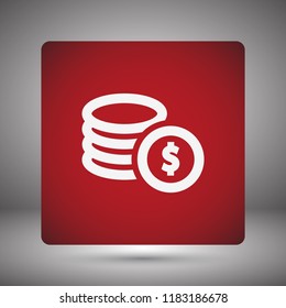 Vector icon  dollar  10 EPS
