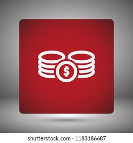 Vector icon  dollar  10 EPS