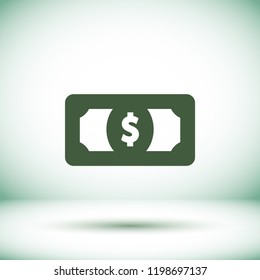 Vector icon  dollar  10 EPS