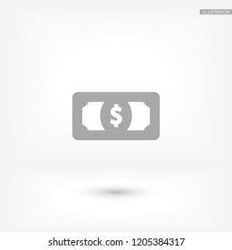 Vector icon  dollar  10 EPS