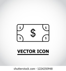 Vector icon  dollar  10 EPS