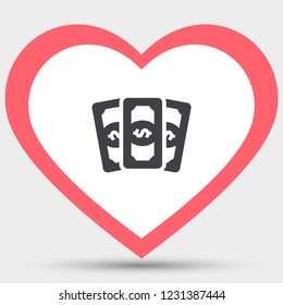 Vector icon  dollar  10 EPS