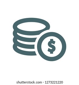 Vector icon  dollar  10 EPS