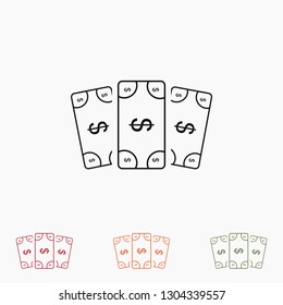 Vector icon  dollar  10 EPS