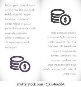 Vector icon  dollar  10 EPS