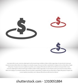 Vector icon  dollar  10 EPS