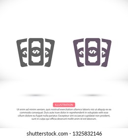 Vector icon  dollar  10 EPS
