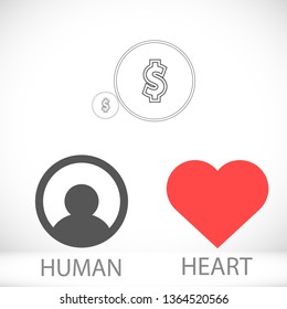 Vector icon  dollar  10 EPS