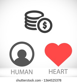 Vector icon  dollar  10 EPS
