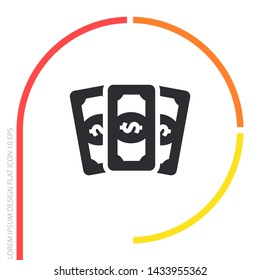 Vector icon dollar 10 EPS . Lorem Ipsum Illustration design