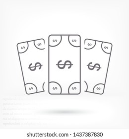 Vector icon dollar 10 EPS . Lorem Ipsum Illustration design