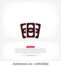 Vector icon dollar 10 EPS . Lorem Ipsum Illustration design