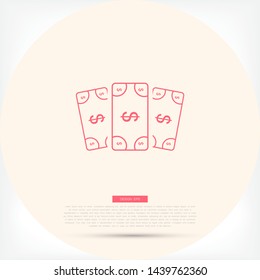 Vector icon dollar 10 EPS . Lorem Ipsum Illustration design