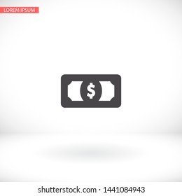 Vector icon dollar 10 EPS . Lorem Ipsum Illustration design