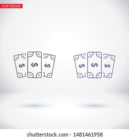 Vector icon dollar 10 EPS
