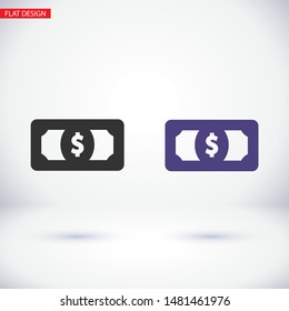Vector icon dollar 10 EPS