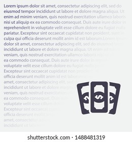 Vector icon dollar 10 EPS . Lorem Ipsum Illustration design