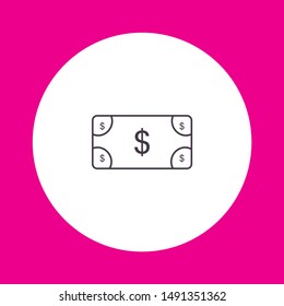 Vector icon dollar 10 EPS . Lorem Ipsum Illustration design