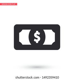 Vector icon dollar 10 EPS . Lorem Ipsum Illustration design