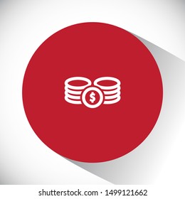 Vector icon dollar 10 EPS . Lorem Ipsum Illustration design