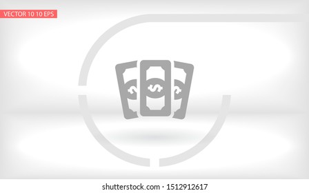 Vector icon dollar 10 EPS . Lorem Ipsum Illustration design