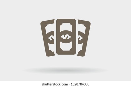 Vector icon dollar 10 EPS . Lorem Ipsum Illustration design