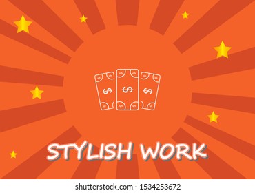 Vector icon dollar 10 EPS . Lorem Ipsum Illustration design