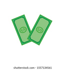 vector icon of dollar bills