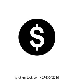 Vector Symbol des Dollarzeichens auf Pers 10
