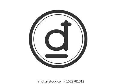 Vector icon Dong currency symbol