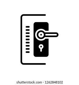 Vector icon for doorlock